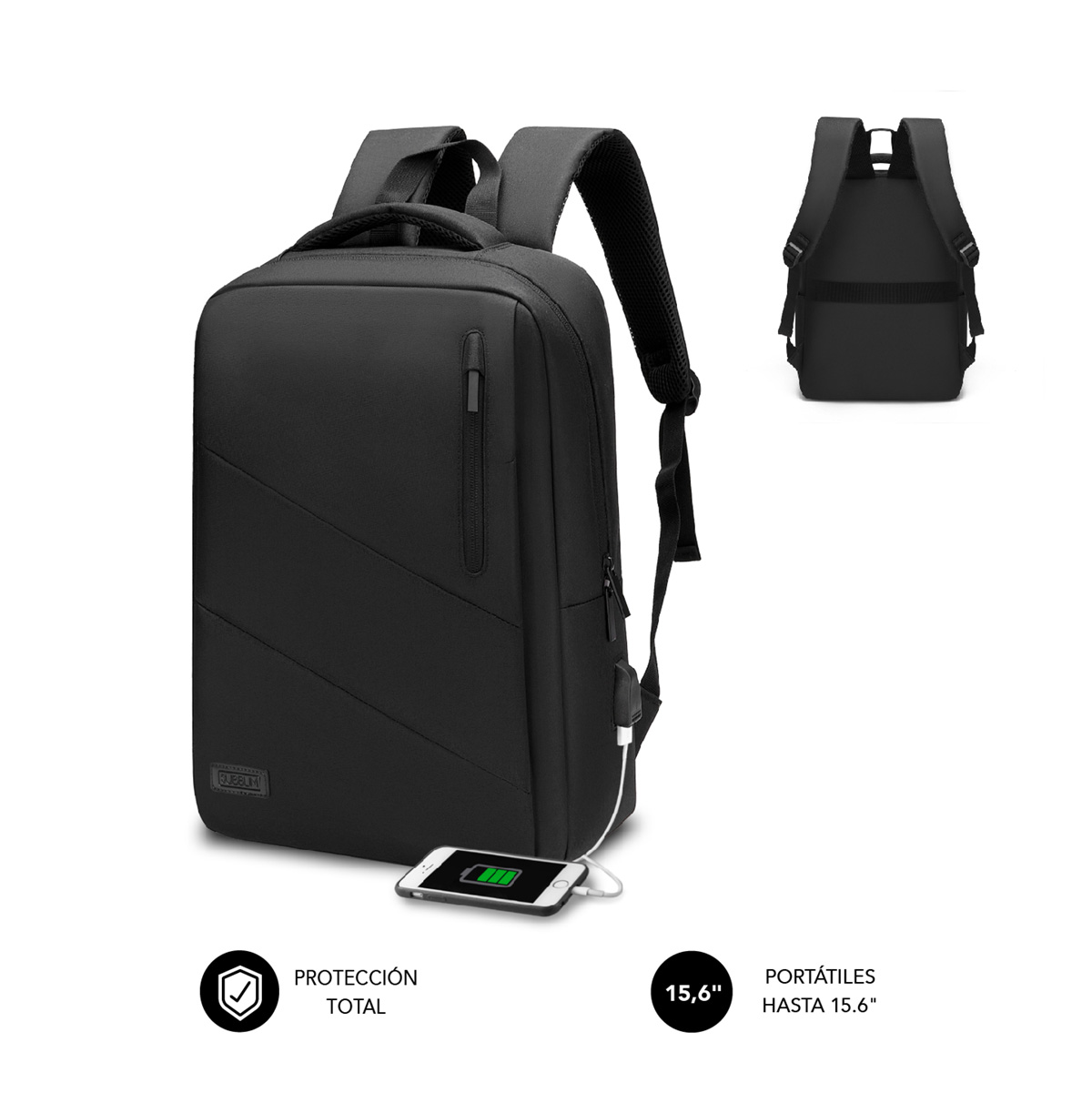 Mochila PC Subblim CITY BACKPACK 15,6 negro